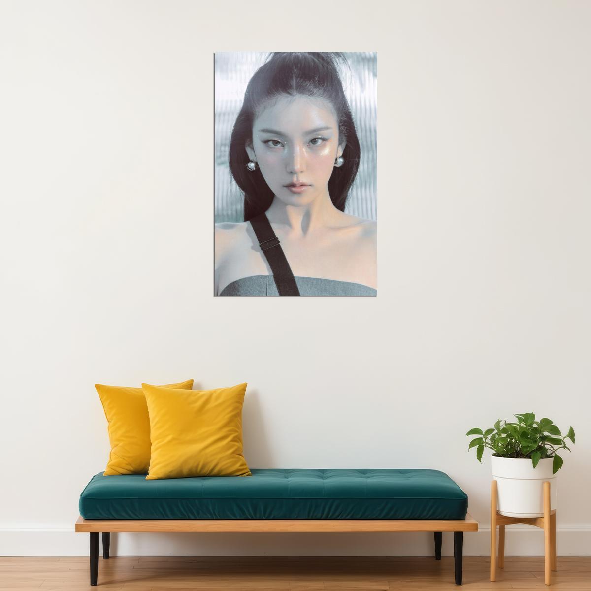 Itzy Yeji Poster Air Album Concept Photo Print K-Pop Home Decor For Living Room Aesthetic Kpop Female Girl Group - xonomax