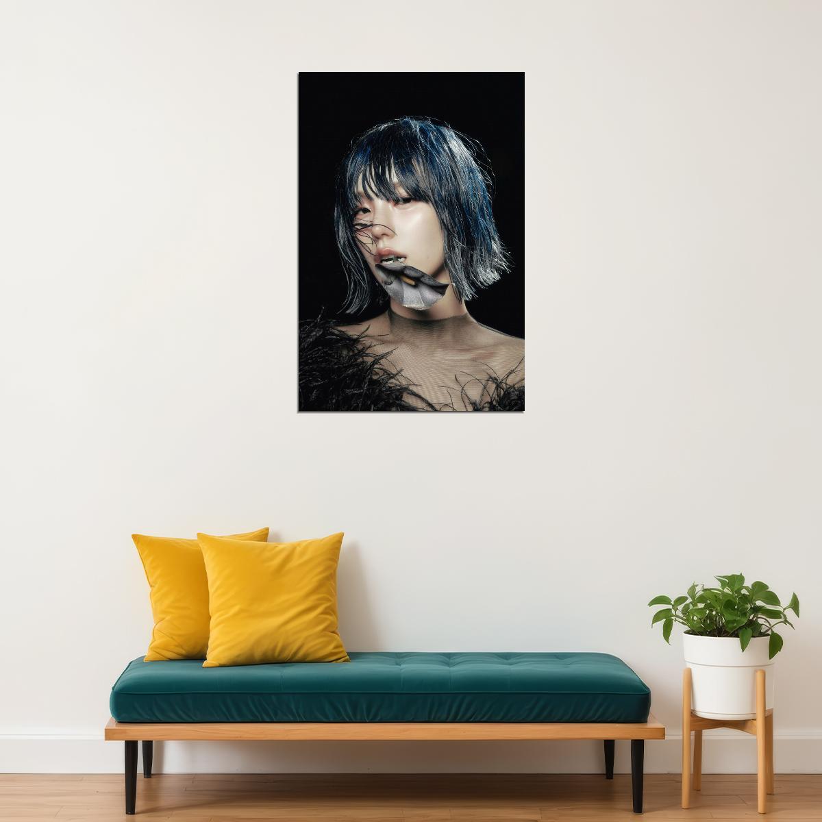 Itzy Yeji Poster Air Album Concept Photo Print K-Pop Home Decor For Living Room Aesthetic Kpop Female Girl Group - xonomax