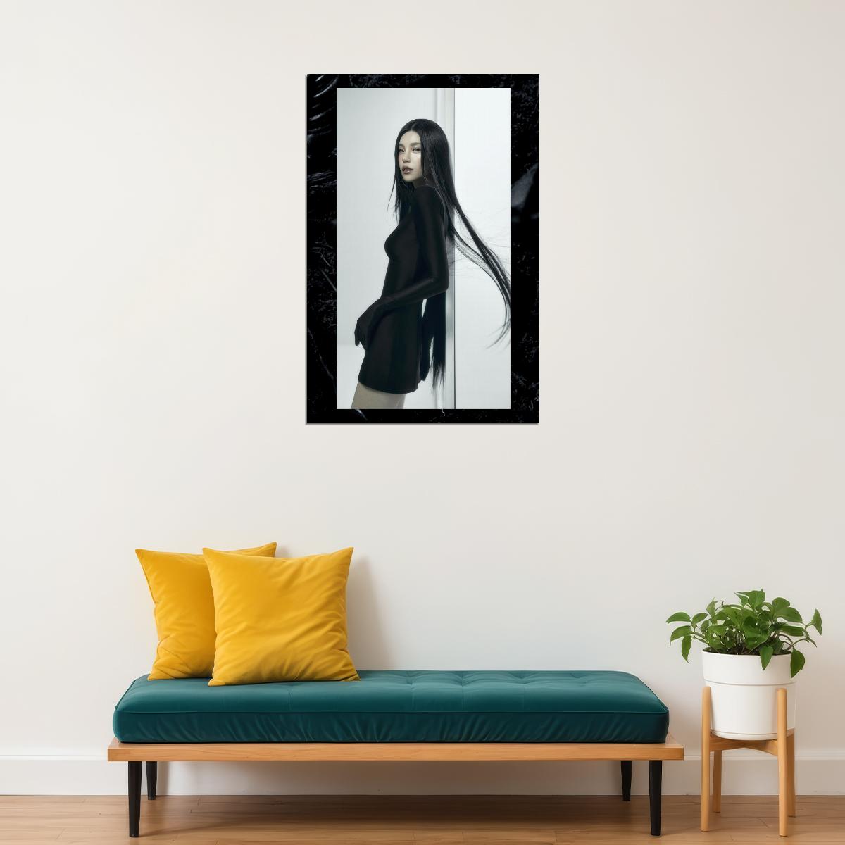 Itzy Yeji Poster Air Album Concept Photo Print K-Pop Home Decor For Living Room Aesthetic Kpop Female Girl Group - xonomax