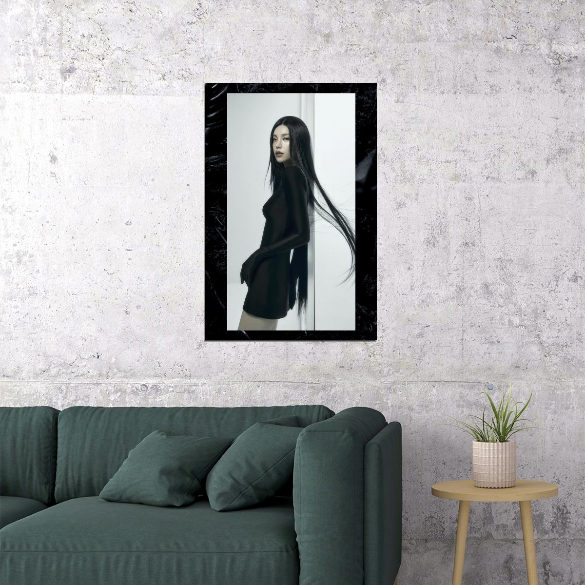 Itzy Yeji Poster Air Album Concept Photo Print K-Pop Home Decor For Living Room Aesthetic Kpop Female Girl Group - xonomax