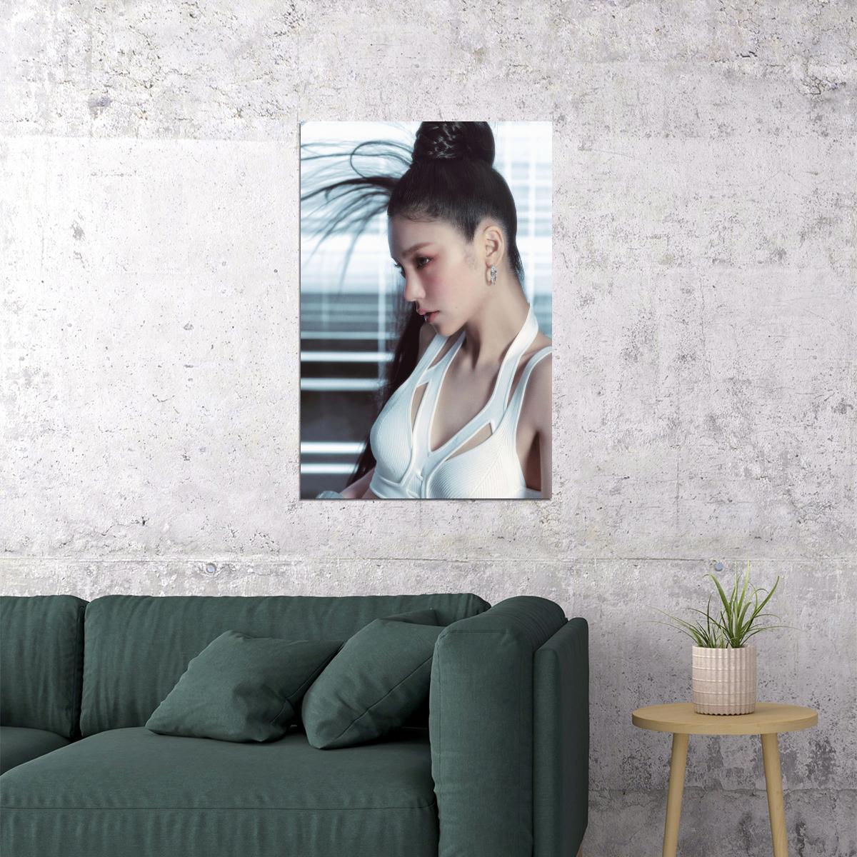 Itzy Yeji Poster Air Album Concept Photo Print K-Pop Home Decor For Living Room Aesthetic Kpop Female Girl Group - xonomax