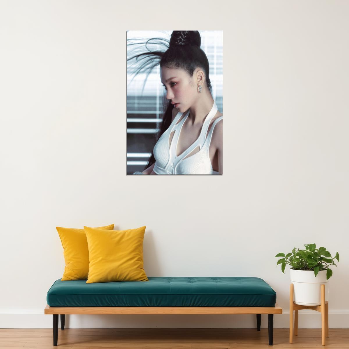 Itzy Yeji Poster Air Album Concept Photo Print K-Pop Home Decor For Living Room Aesthetic Kpop Female Girl Group - xonomax