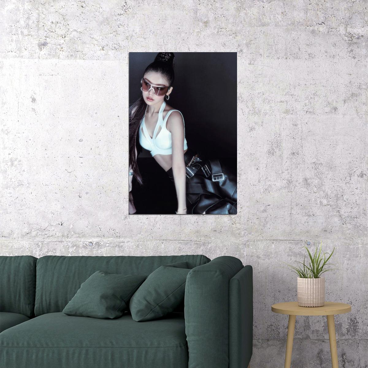 Itzy Yeji Poster Air Album Concept Photo Print K-Pop Home Decor For Living Room Aesthetic Kpop Female Girl Group - xonomax