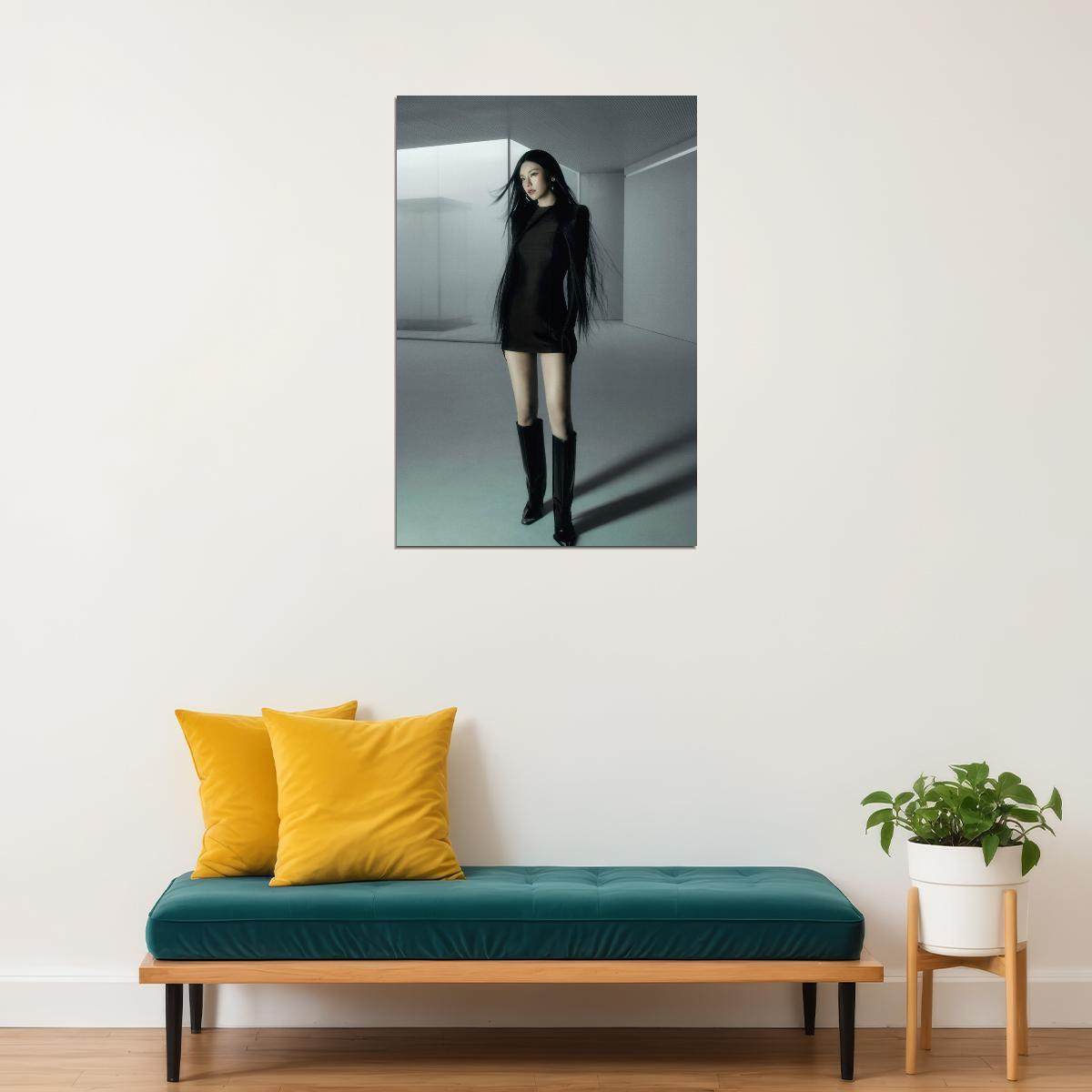 Itzy Yeji Poster Air Album Concept Photo Print K-Pop Home Decor For Living Room Aesthetic Kpop Female Girl Group - xonomax