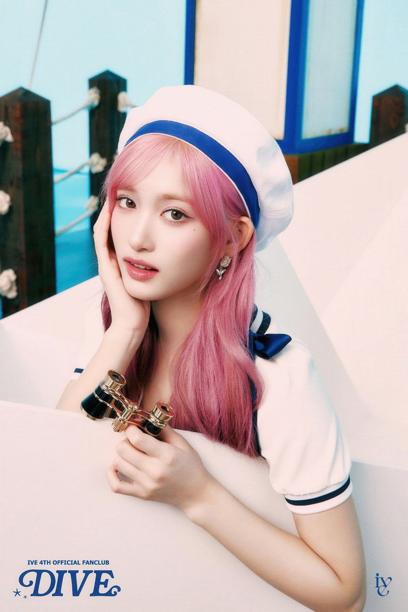 Ive Leeseo Poster 4th Fanclub Dive Into Ive Concept Photo Print K-Pop Home Decor For Living Room Aesthetic Kpop Female Girl Group - xonomax