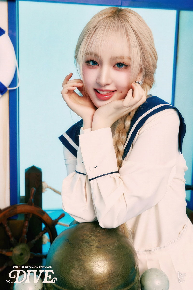 Ive Liz Poster 4th Fanclub Dive Into Ive Concept Photo Print K-Pop Home Decor For Living Room Aesthetic Kpop Female Girl Group - xonomax