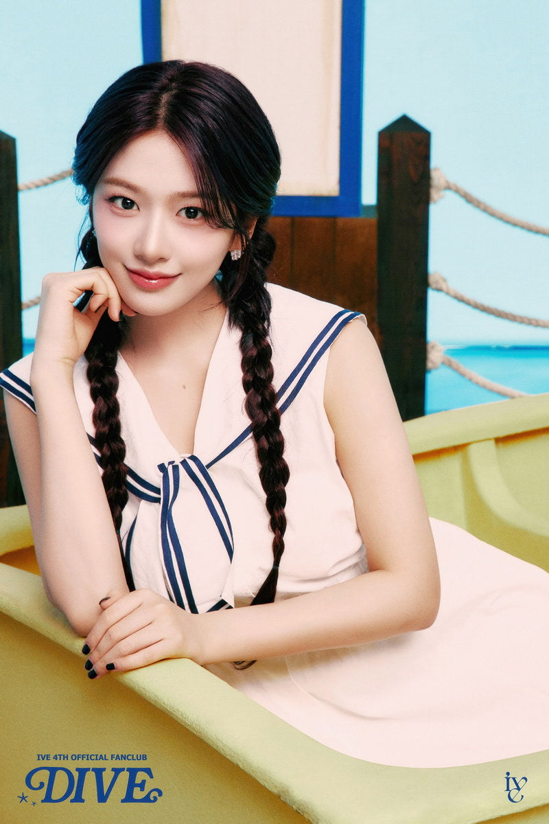 Ive Anyujin Poster 4th Fanclub Dive Into Ive Concept Photo Print K-Pop Home Decor For Living Room Aesthetic Kpop Female Girl Group - xonomax