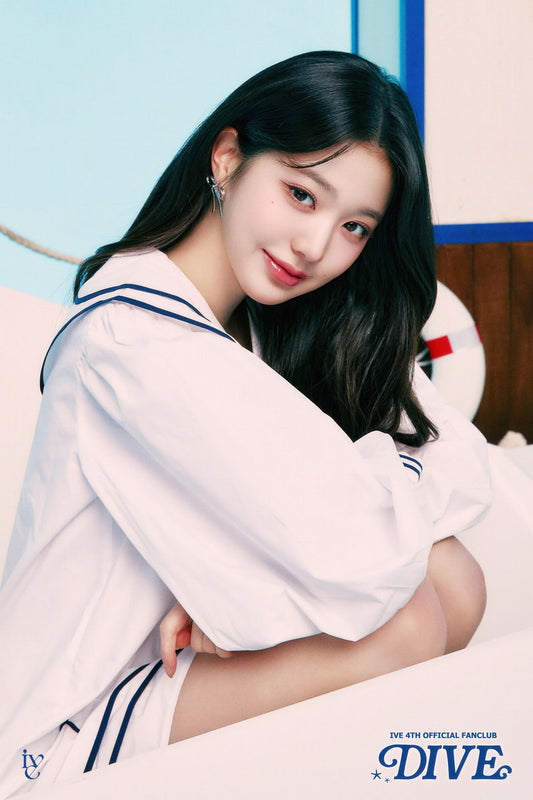 Ive Jang Wonyoung Poster 4th Fanclub Dive Into Ive Concept Photo Print K-Pop Home Decor For Living Room Aesthetic Kpop Female Girl Group - xonomax
