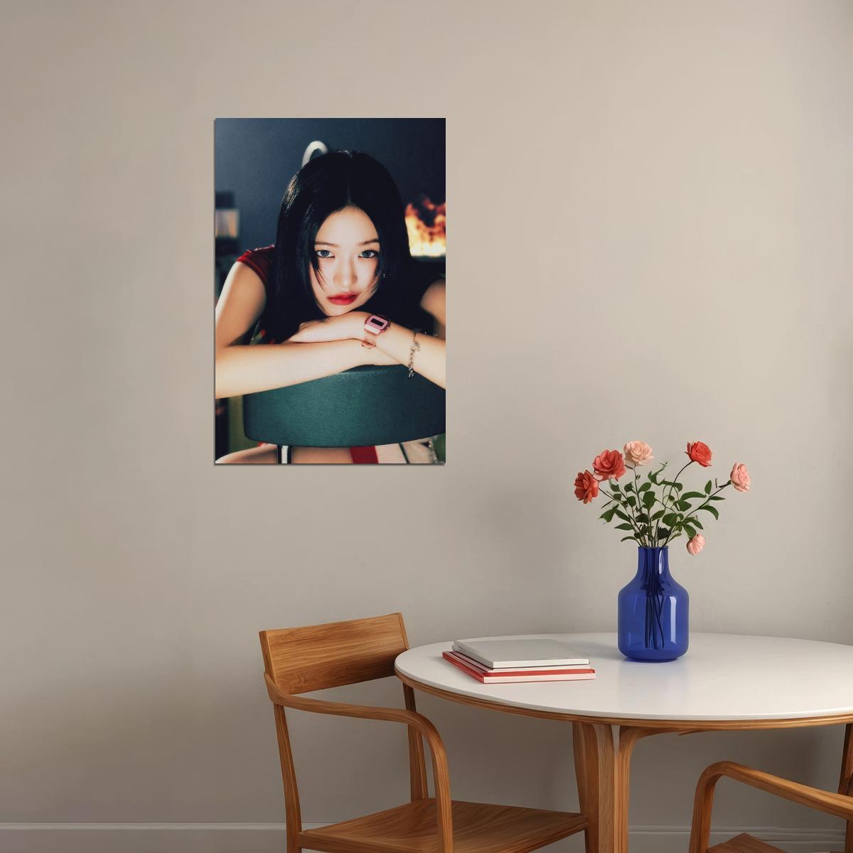 Ive Anyujin Poster Empathy Album Concept Photo Print K-Pop Home Decor For Living Room Aesthetic Kpop Female Girl Group - xonomax