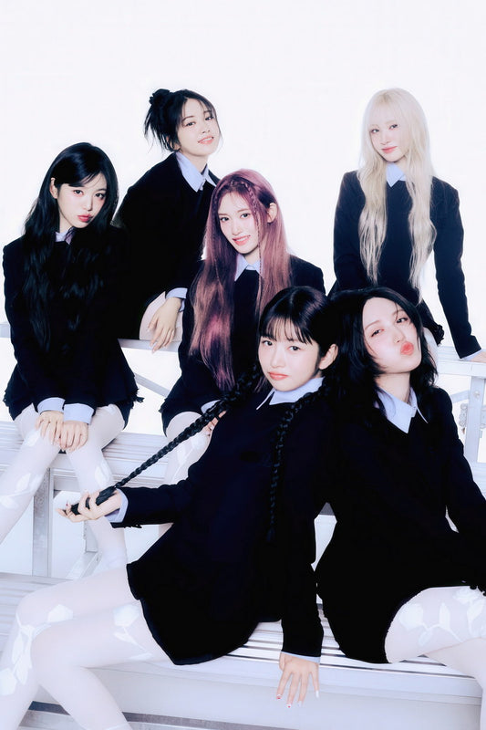 Ive Group Poster Empathy Album Concept Photo Print K-Pop Home Decor For Living Room Aesthetic Kpop Female Girl Group - xonomax