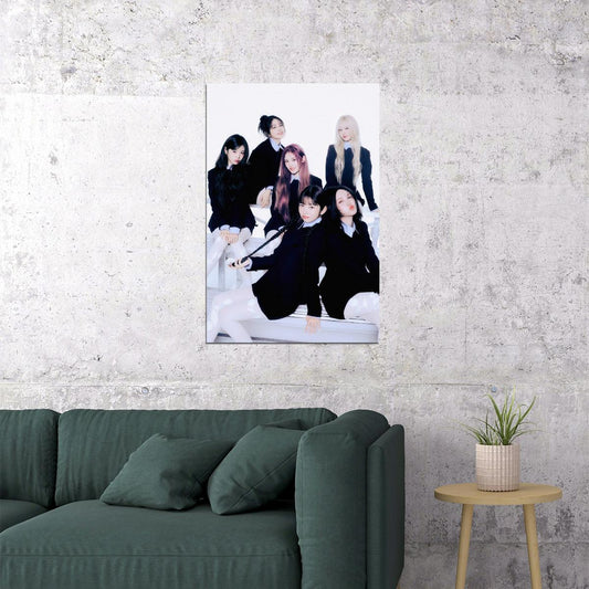 Ive Group Poster Empathy Album Concept Photo Print K-Pop Home Decor For Living Room Aesthetic Kpop Female Girl Group - xonomax