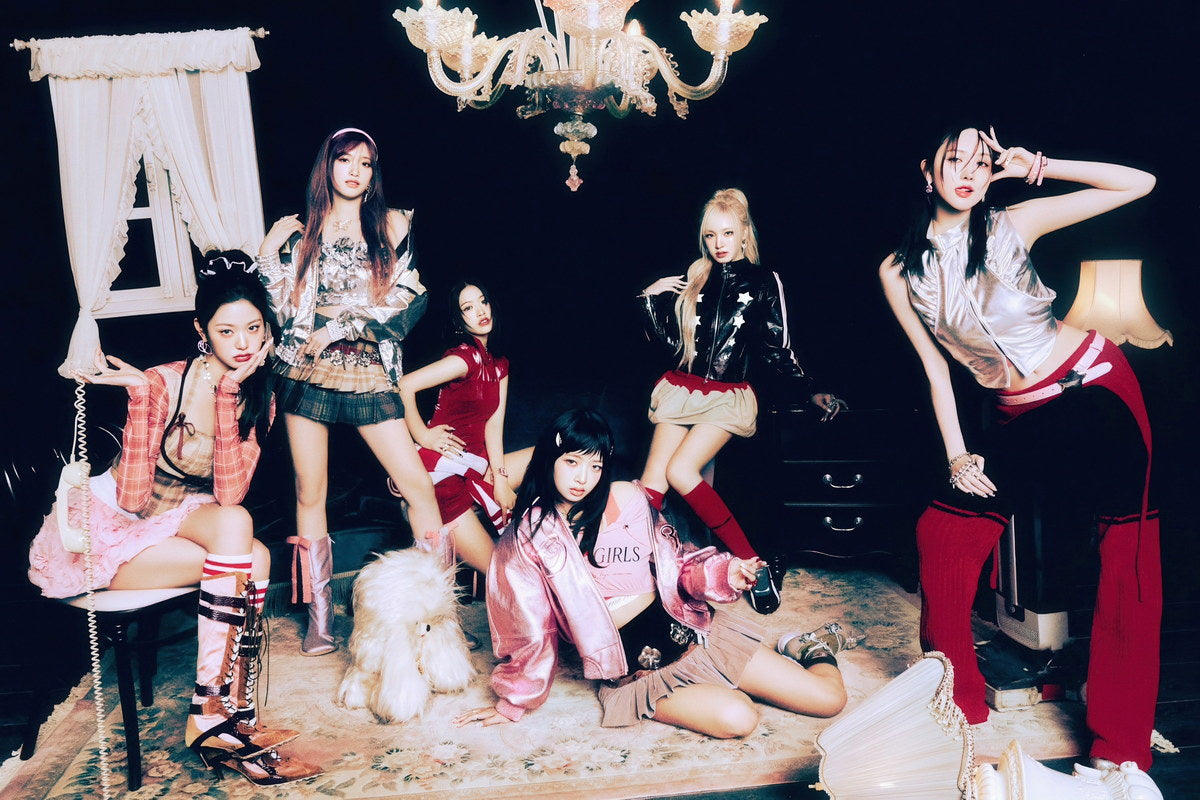 Ive Poster Empathy Album Concept Photo Print K-Pop Home Decor For Living Room Aesthetic Kpop Female Girl Group - xonomax