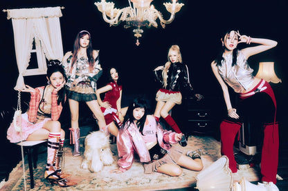 Ive Poster Empathy Album Concept Photo Print K-Pop Home Decor For Living Room Aesthetic Kpop Female Girl Group - xonomax