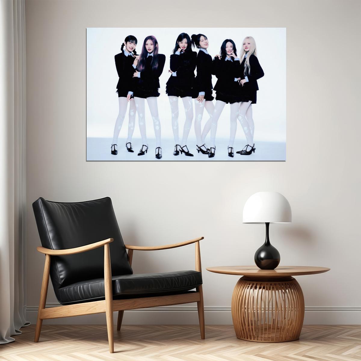 Ive Group Poster Empathy Album Concept Photo Print K-Pop Home Decor For Living Room Aesthetic Kpop Female Girl Group - xonomax