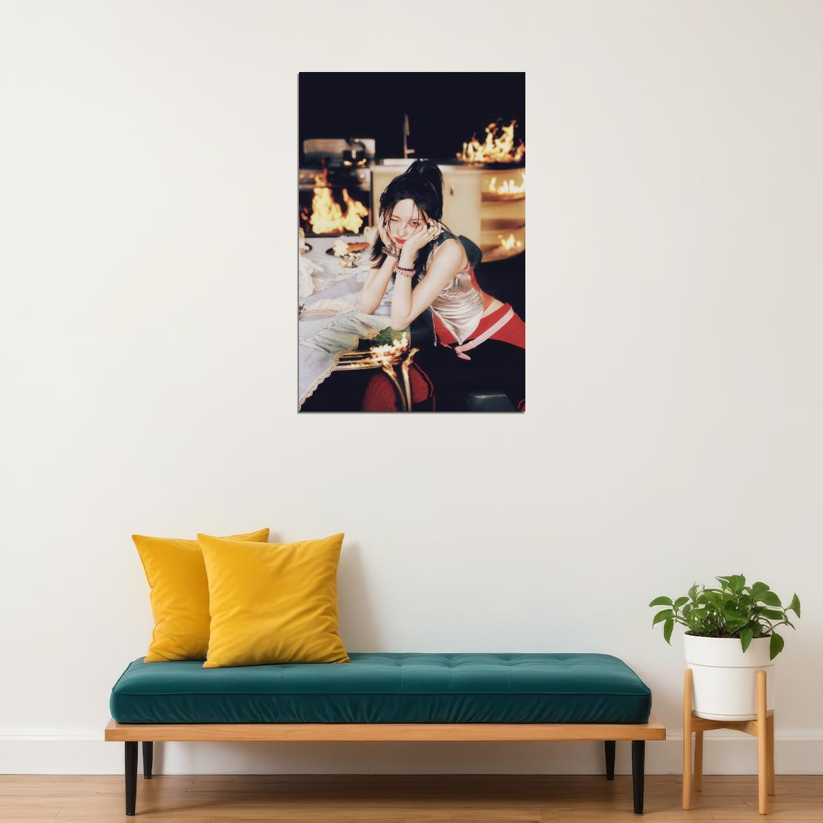 Ive Gaeul Poster Empathy Album Concept Photo Print K-Pop Home Decor For Living Room Aesthetic Kpop Female Girl Group - xonomax