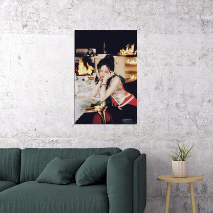 Ive Gaeul Poster Empathy Album Concept Photo Print K-Pop Home Decor For Living Room Aesthetic Kpop Female Girl Group - xonomax