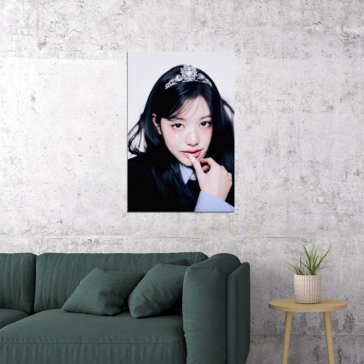 Ive Jangwonyoung Poster Empathy Album Concept Photo Print K-Pop Home Decor For Living Room Aesthetic Kpop Female Girl Group - xonomax