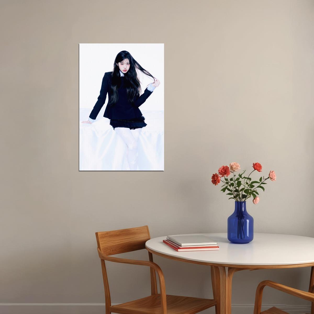 Ive Jangwonyoung Poster Empathy Album Concept Photo Print K-Pop Home Decor For Living Room Aesthetic Kpop Female Girl Group - xonomax
