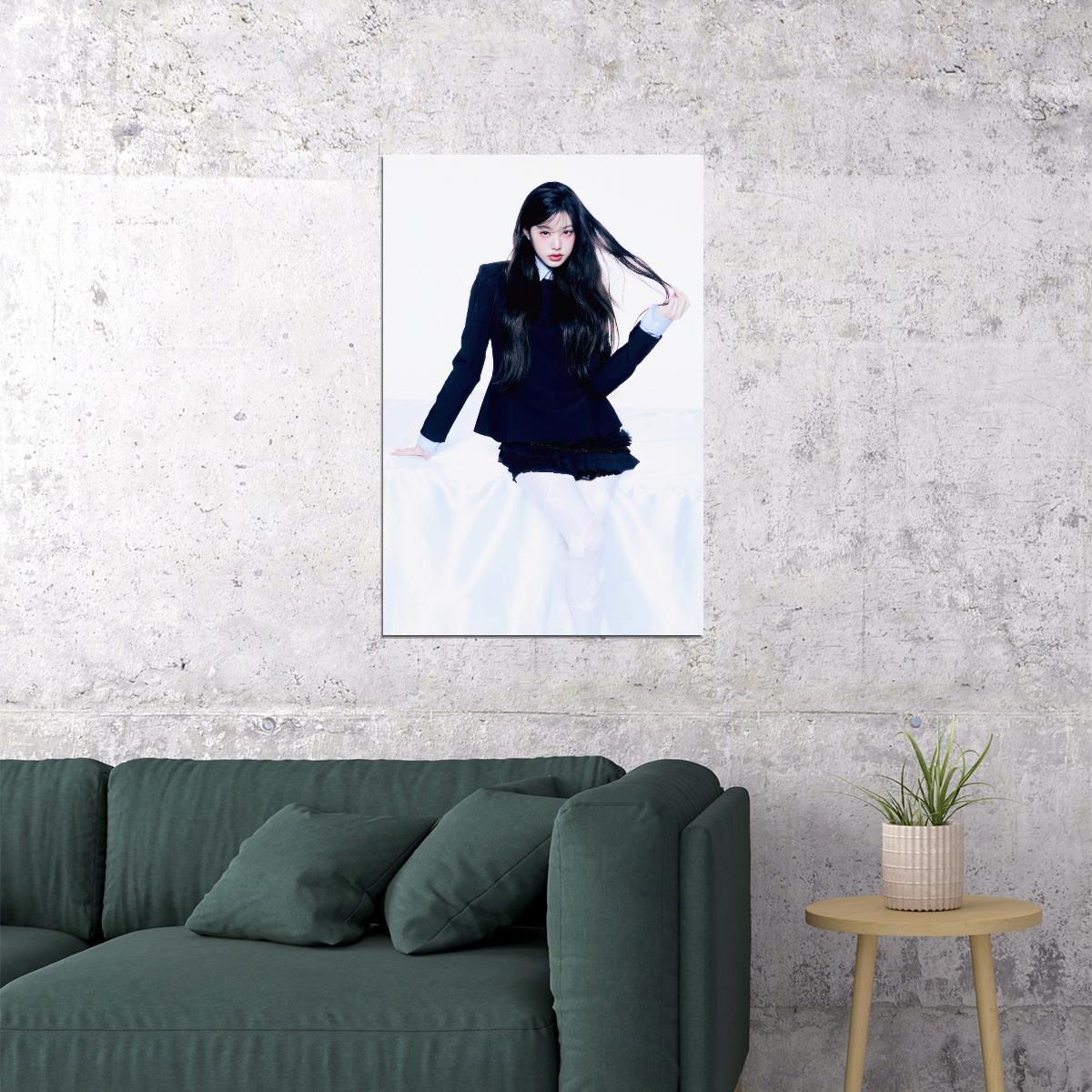 Ive Jangwonyoung Poster Empathy Album Concept Photo Print K-Pop Home Decor For Living Room Aesthetic Kpop Female Girl Group - xonomax