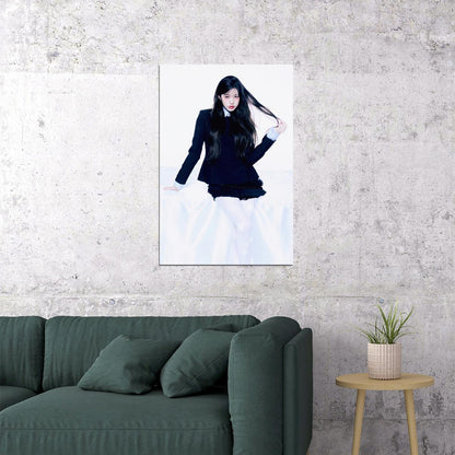 Ive Jangwonyoung Poster Empathy Album Concept Photo Print K-Pop Home Decor For Living Room Aesthetic Kpop Female Girl Group - xonomax