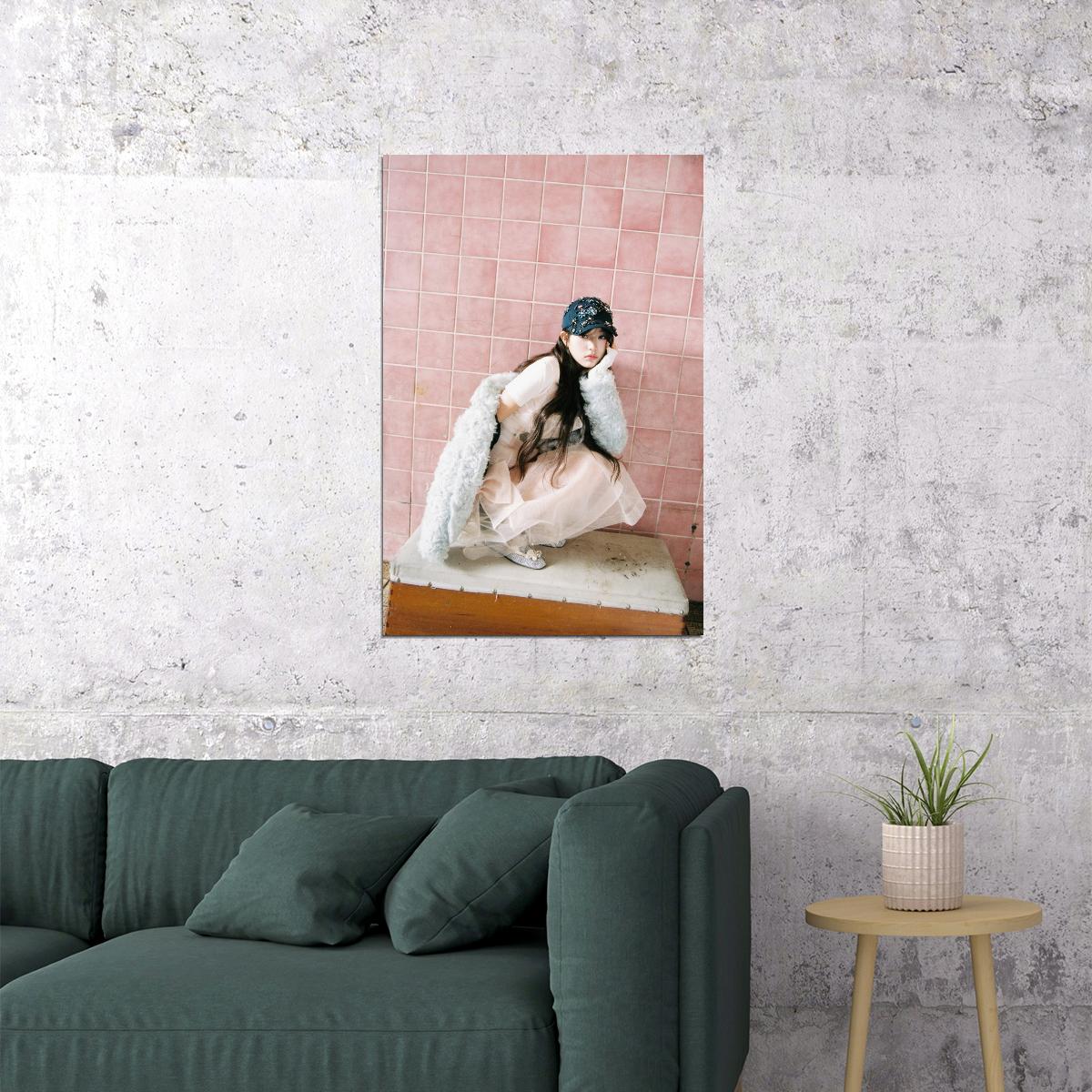 Ive Jangwonyoung Poster Empathy Album Concept Photo Print K-Pop Home Decor For Living Room Aesthetic Kpop Female Girl Group - xonomax