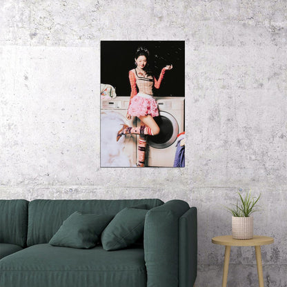 Ive Jangwonyoung Poster Empathy Album Concept Photo Print K-Pop Home Decor For Living Room Aesthetic Kpop Female Girl Group - xonomax