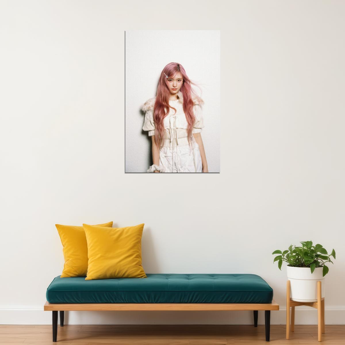 Ive Leeseo Poster Empathy Album Concept Photo Print K-Pop Home Decor For Living Room Aesthetic Kpop Female Girl Group - xonomax