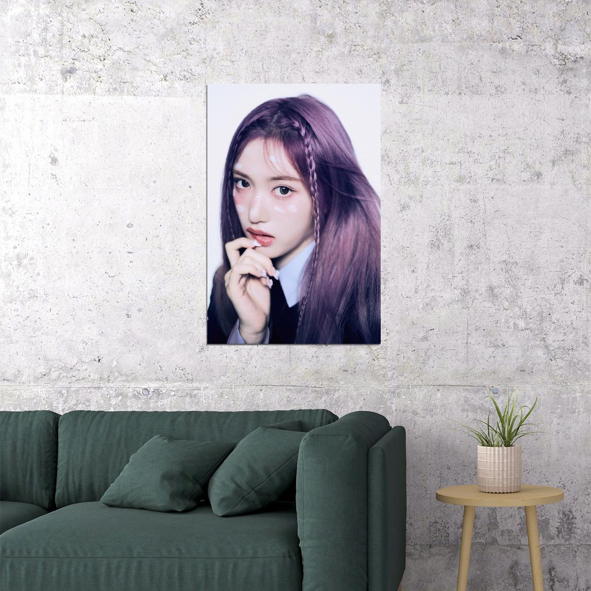 Ive Leeseo Poster Empathy Album Concept Photo Print K-Pop Home Decor For Living Room Aesthetic Kpop Female Girl Group - xonomax