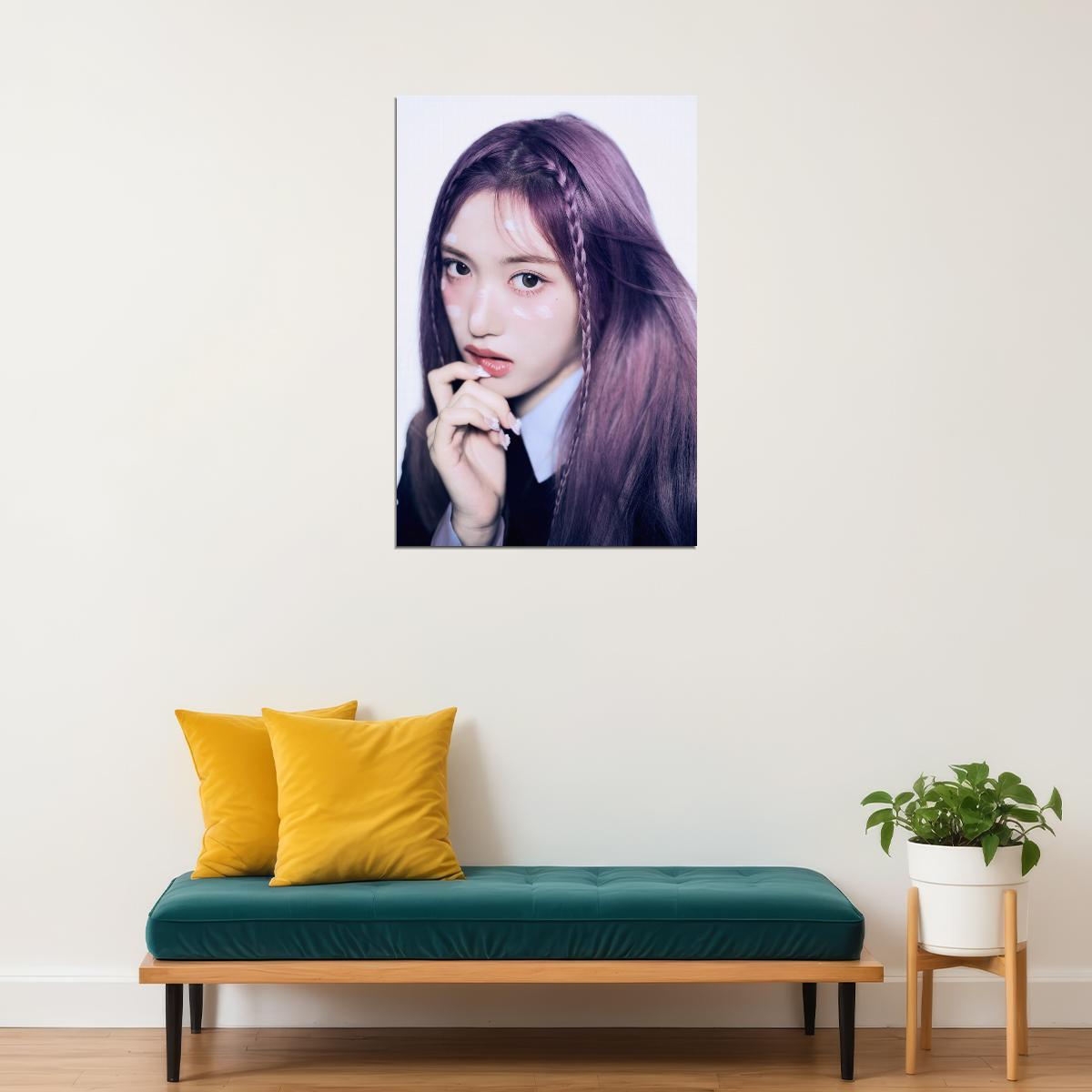Ive Leeseo Poster Empathy Album Concept Photo Print K-Pop Home Decor For Living Room Aesthetic Kpop Female Girl Group - xonomax