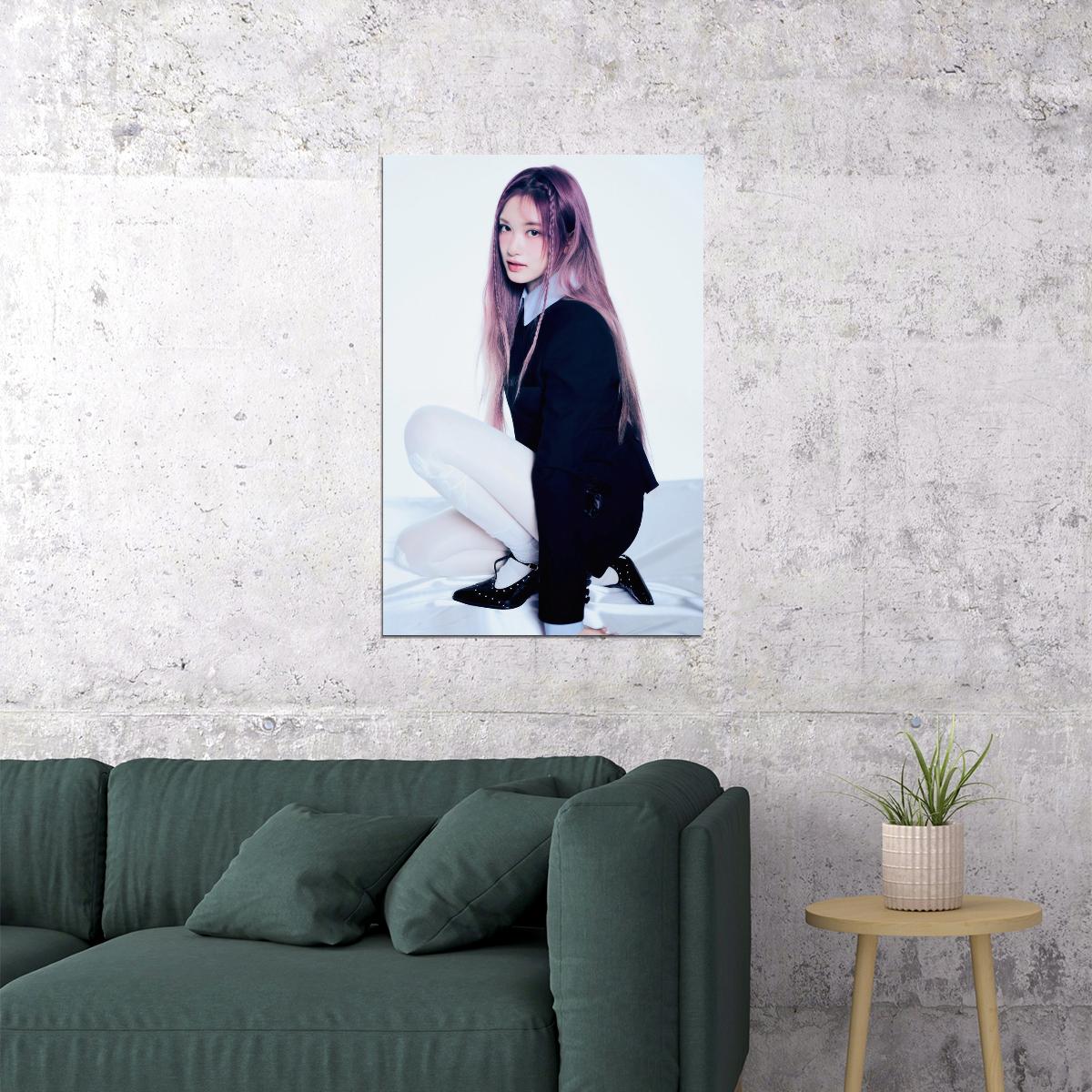 Ive Leeseo Poster Empathy Album Concept Photo Print K-Pop Home Decor For Living Room Aesthetic Kpop Female Girl Group - xonomax