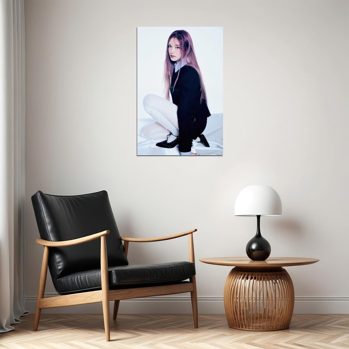 Ive Leeseo Poster Empathy Album Concept Photo Print K-Pop Home Decor For Living Room Aesthetic Kpop Female Girl Group - xonomax