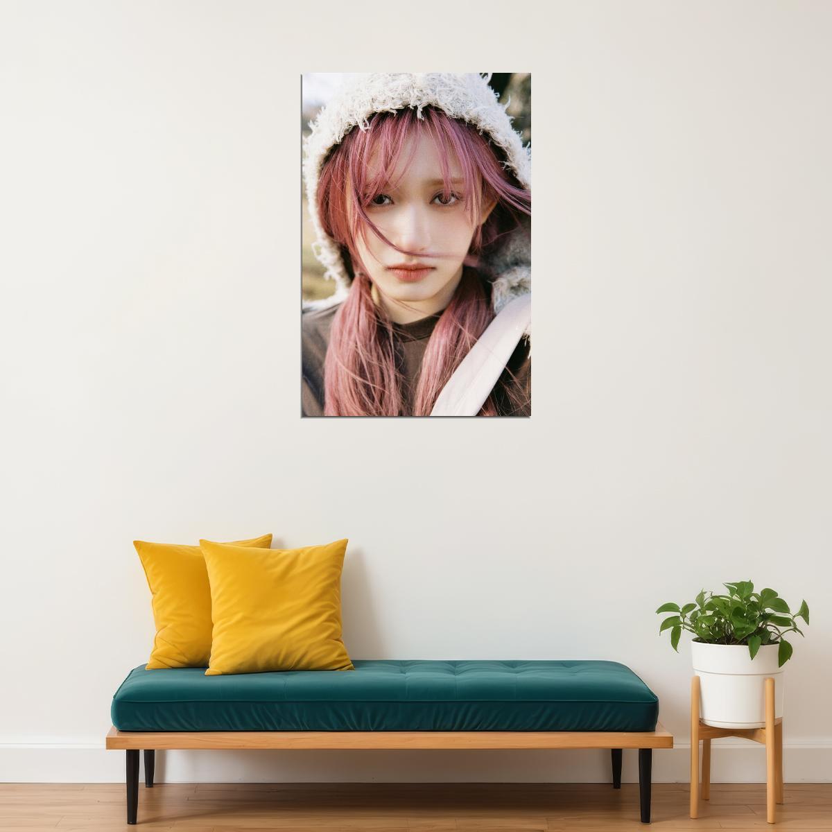 Ive Leeseo Poster Empathy Album Concept Photo Print K-Pop Home Decor For Living Room Aesthetic Kpop Female Girl Group - xonomax