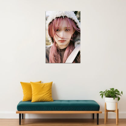 Ive Leeseo Poster Empathy Album Concept Photo Print K-Pop Home Decor For Living Room Aesthetic Kpop Female Girl Group - xonomax