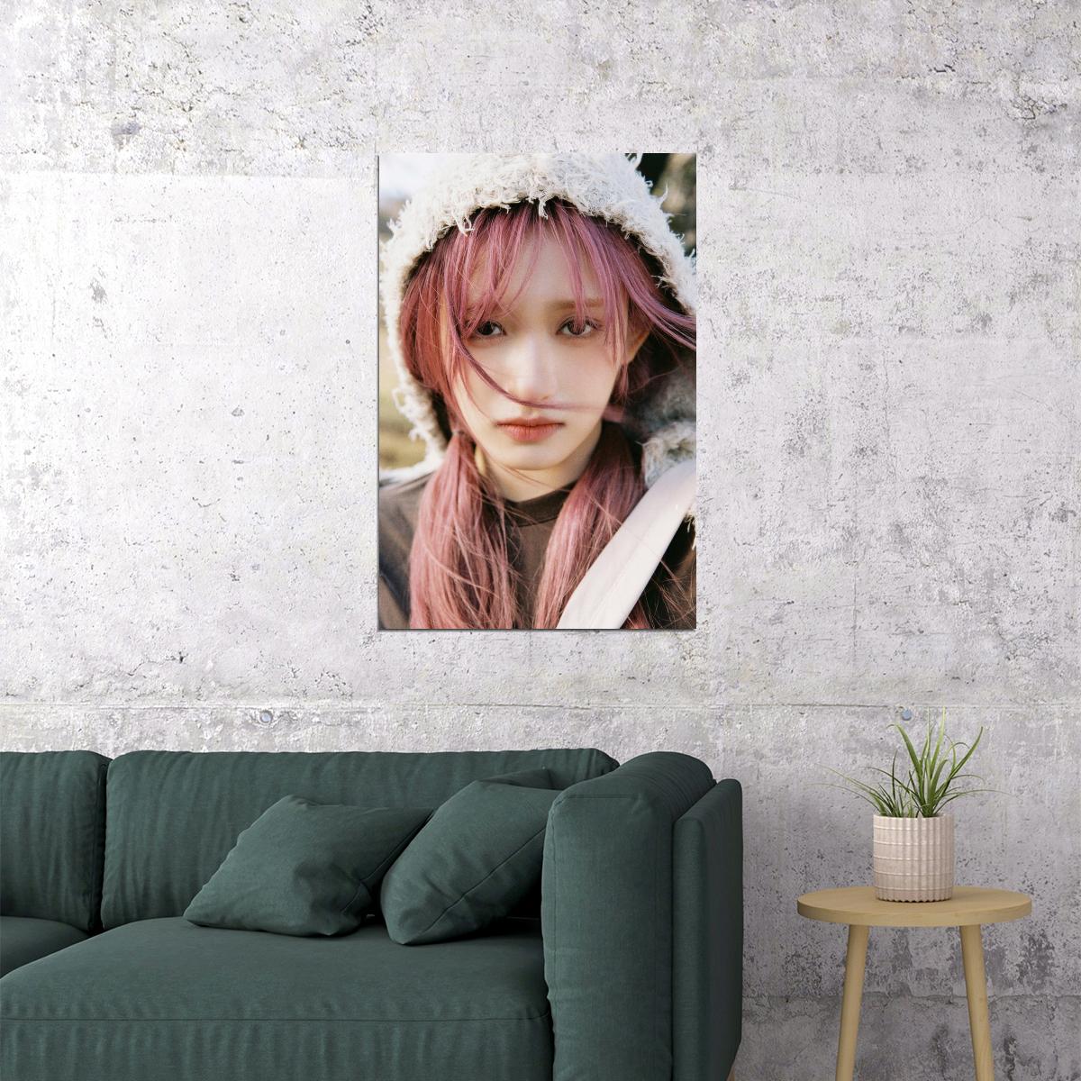 Ive Leeseo Poster Empathy Album Concept Photo Print K-Pop Home Decor For Living Room Aesthetic Kpop Female Girl Group - xonomax