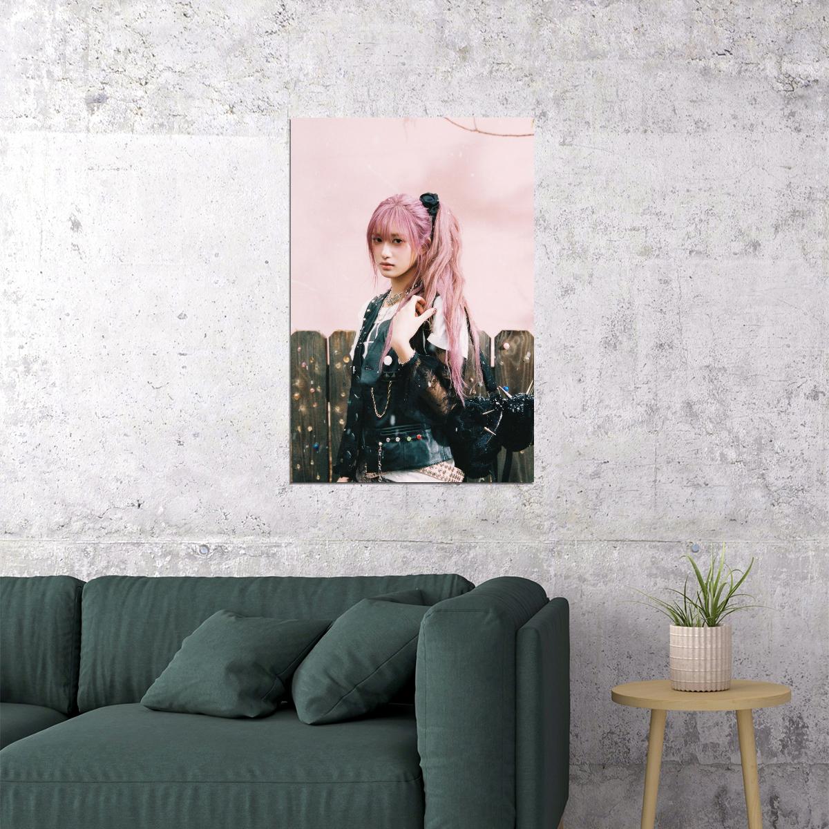 Ive Leeseo Poster Empathy Album Concept Photo Print K-Pop Home Decor For Living Room Aesthetic Kpop Female Girl Group - xonomax