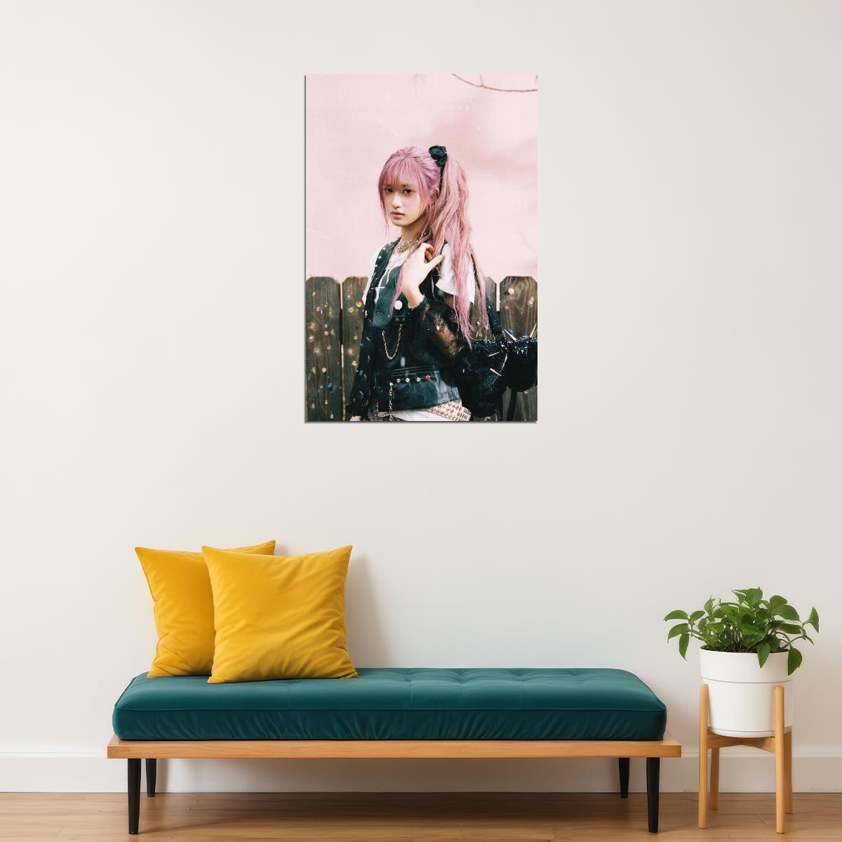 Ive Leeseo Poster Empathy Album Concept Photo Print K-Pop Home Decor For Living Room Aesthetic Kpop Female Girl Group - xonomax