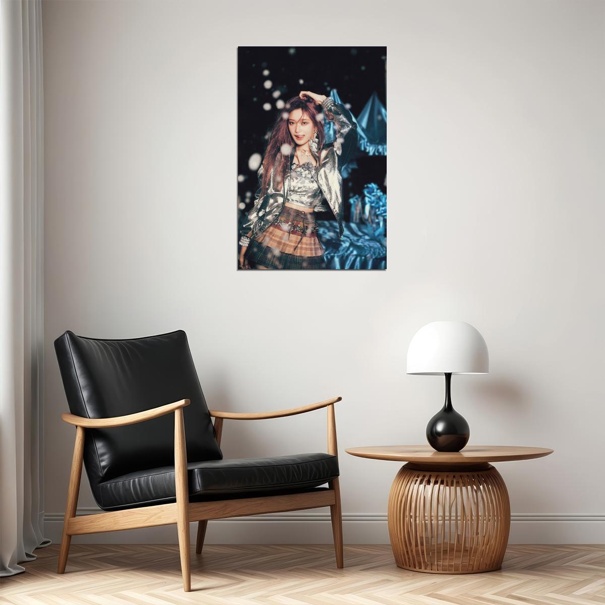 Ive Leeseo Poster Empathy Album Concept Photo Print K-Pop Home Decor For Living Room Aesthetic Kpop Female Girl Group - xonomax