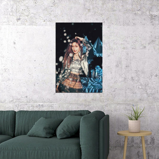 Ive Leeseo Poster Empathy Album Concept Photo Print K-Pop Home Decor For Living Room Aesthetic Kpop Female Girl Group - xonomax