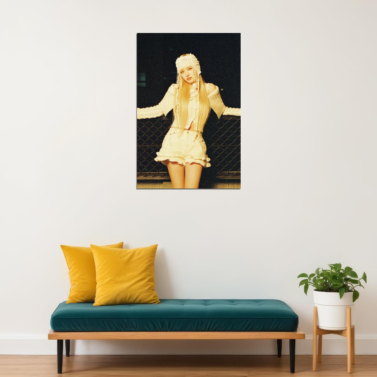 Ive Liz Poster Empathy Album Concept Photo Print K-Pop Home Decor For Living Room Aesthetic Kpop Female Girl Group - xonomax