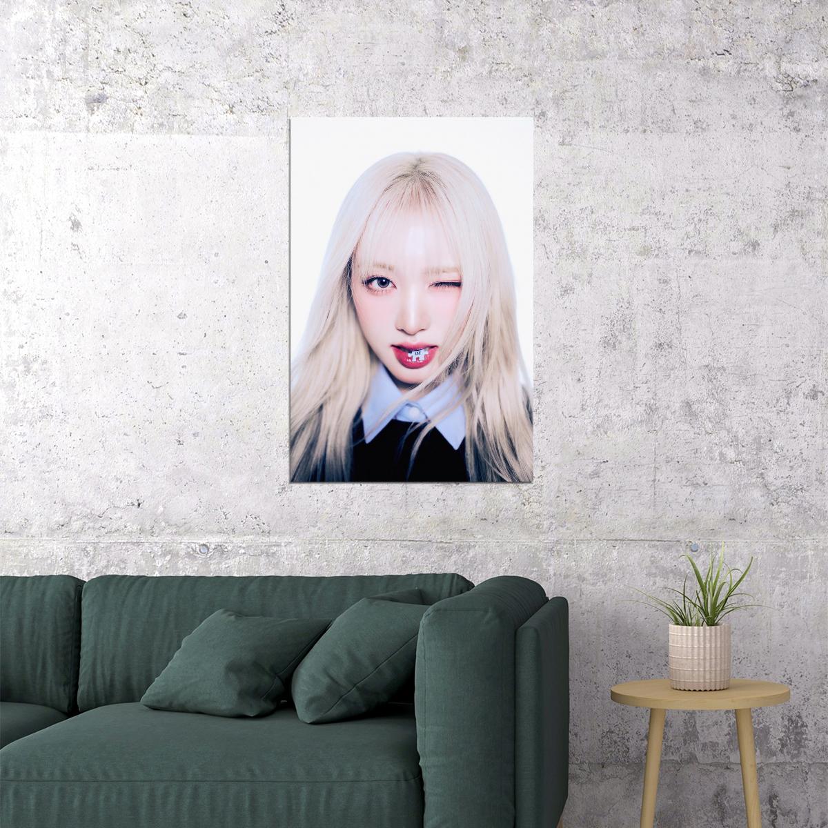 Ive Liz Poster Empathy Album Concept Photo Print K-Pop Home Decor For Living Room Aesthetic Kpop Female Girl Group - xonomax
