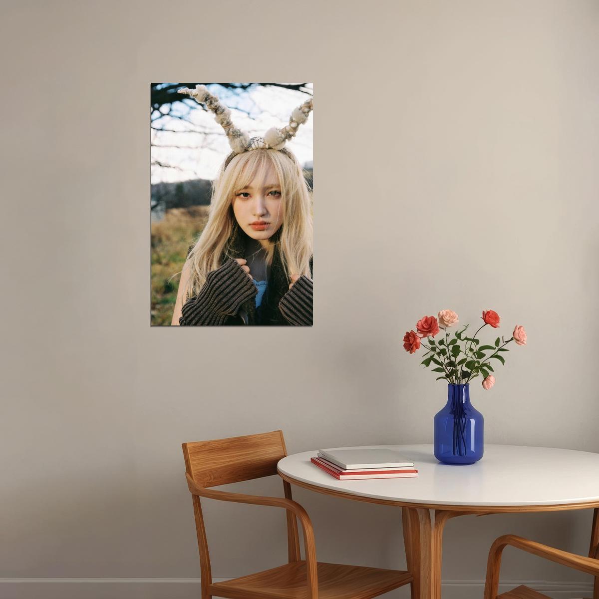 Ive Liz Poster Empathy Album Concept Photo Print K-Pop Home Decor For Living Room Aesthetic Kpop Female Girl Group - xonomax