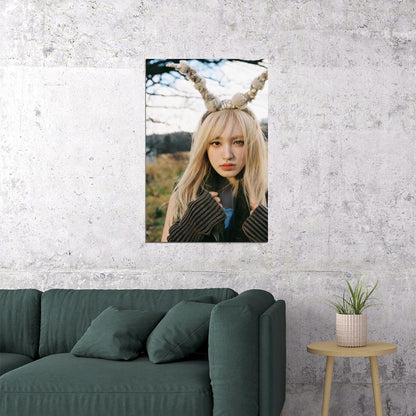 Ive Liz Poster Empathy Album Concept Photo Print K-Pop Home Decor For Living Room Aesthetic Kpop Female Girl Group - xonomax