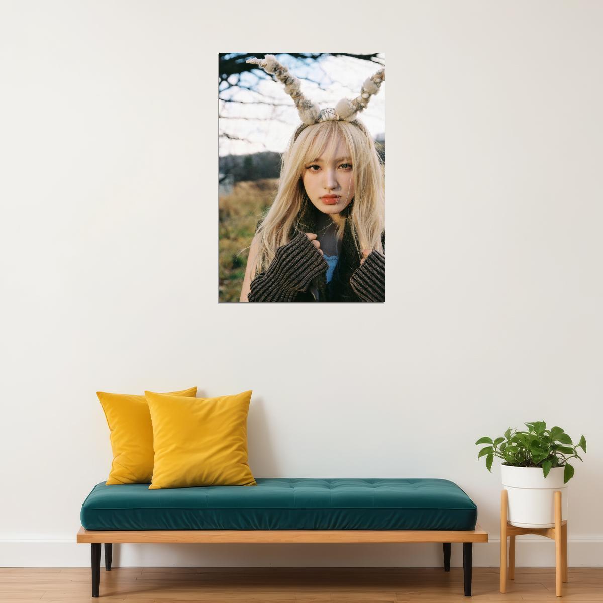 Ive Liz Poster Empathy Album Concept Photo Print K-Pop Home Decor For Living Room Aesthetic Kpop Female Girl Group - xonomax