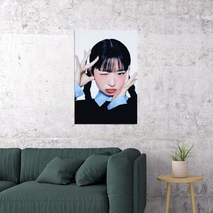 Ive Rei Poster Empathy Album Concept Photo Print K-Pop Home Decor For Living Room Aesthetic Kpop Female Girl Group - xonomax