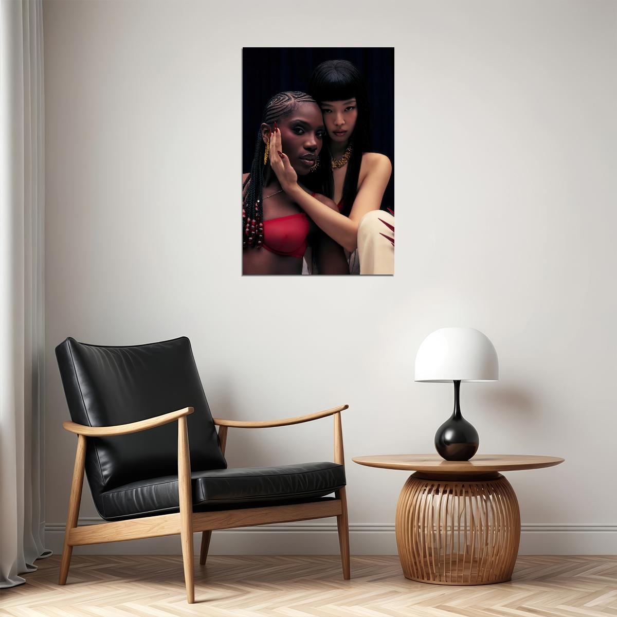 Blackpink Jennie Poster Extra L Concept Photo Print K-Pop Home Decor For Living Room Aesthetic Kpop Female Girl Group - xonomax
