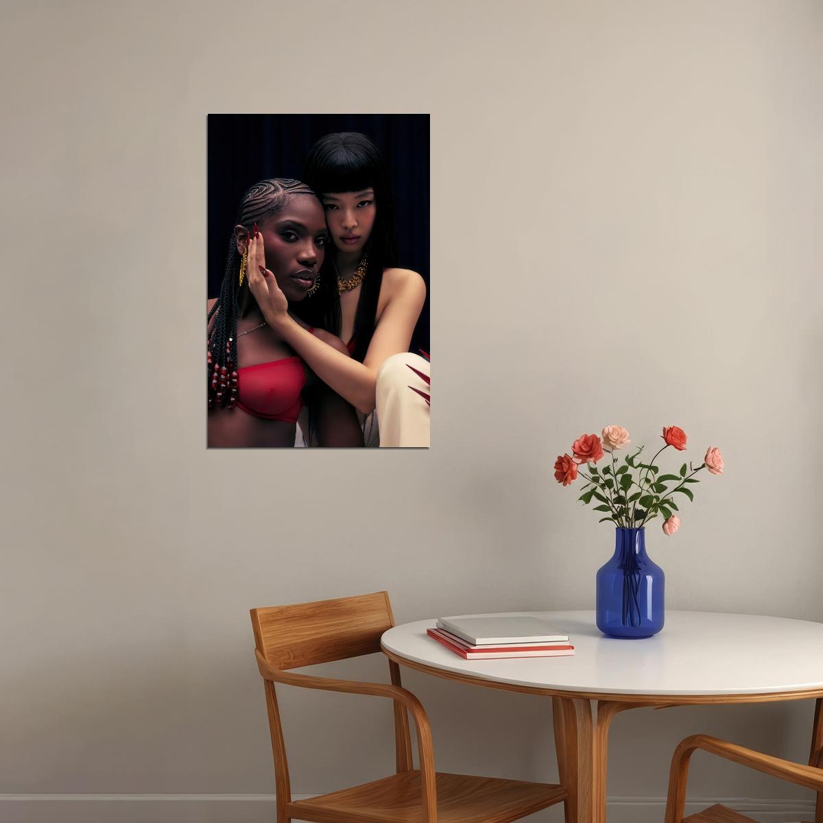 Blackpink Jennie Poster Extra L Concept Photo Print K-Pop Home Decor For Living Room Aesthetic Kpop Female Girl Group - xonomax