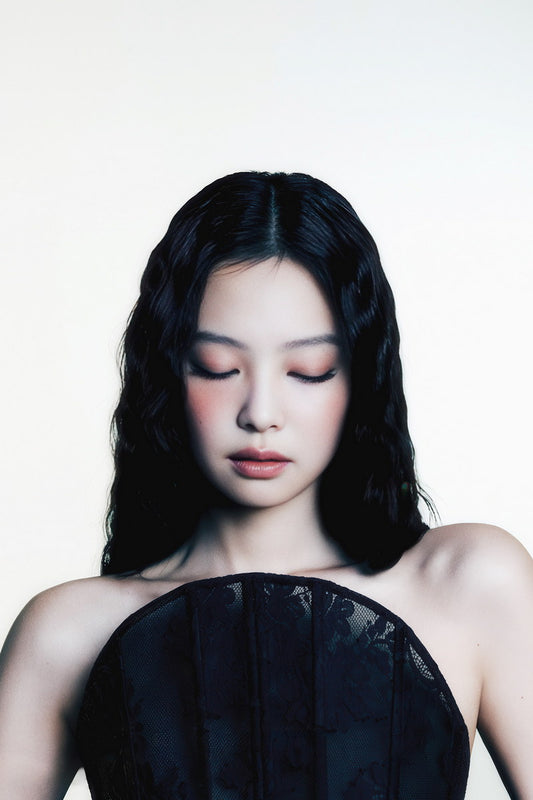 Blackpink Jennie Poster Fashion Photo Print K-Pop Home Decor For Living Room Aesthetic Kpop Female Girl Group - xonomax