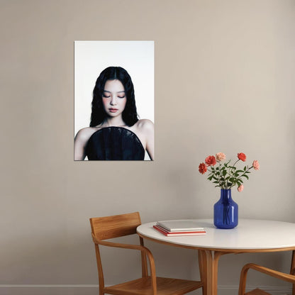 Blackpink Jennie Poster Fashion Photo Print K-Pop Home Decor For Living Room Aesthetic Kpop Female Girl Group - xonomax