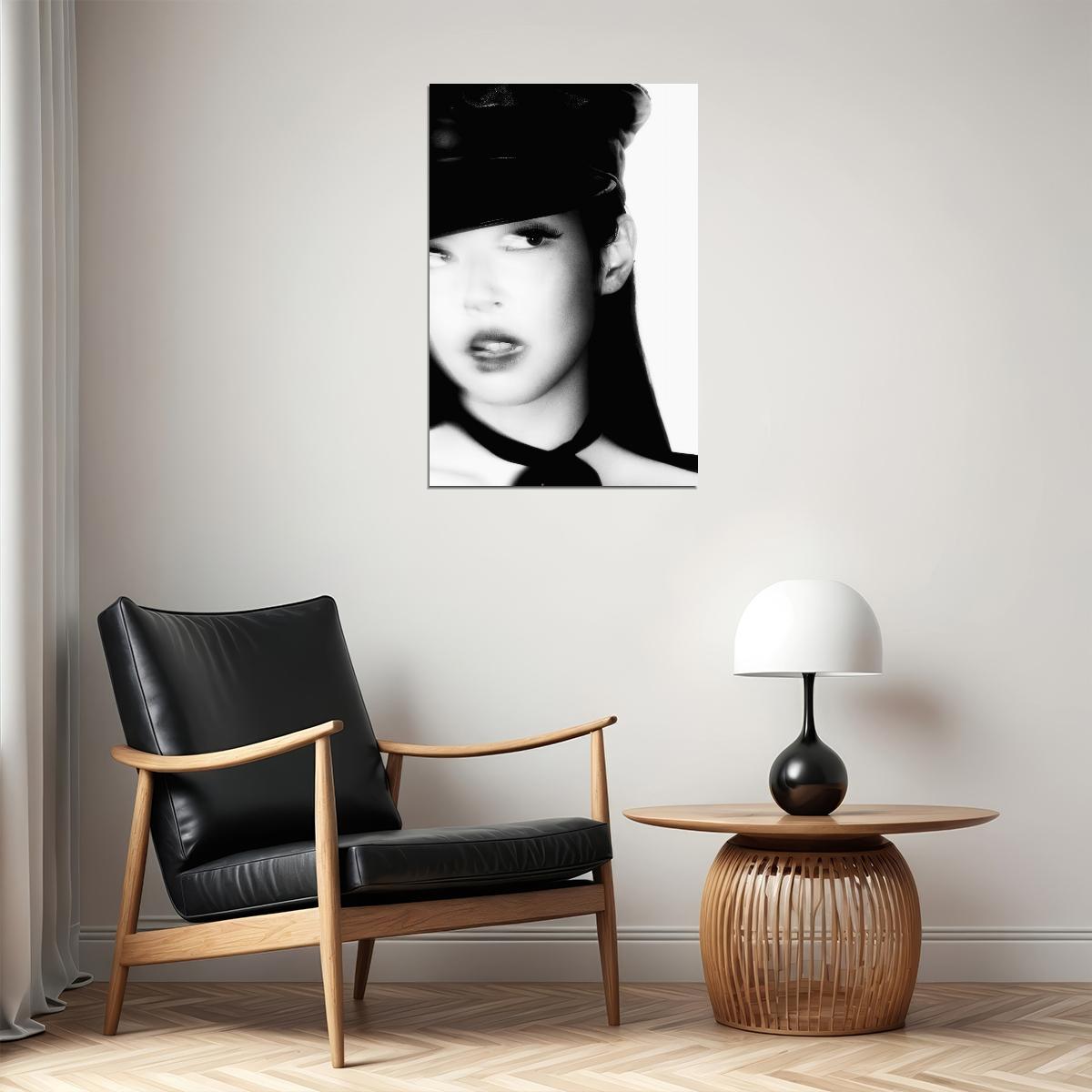 Blackpink Jennie Poster Fashion Photo Print K-Pop Home Decor For Living Room Aesthetic Kpop Female Girl Group - xonomax