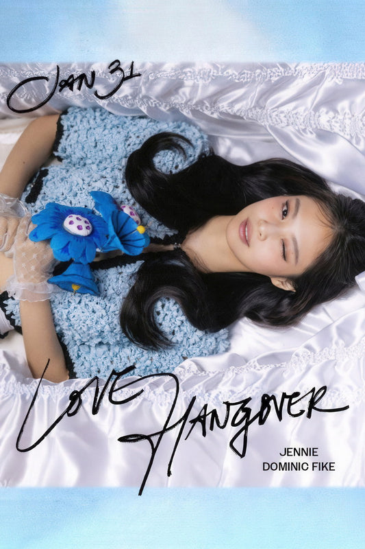 Blackpink Jennie Love Hangover Poster Concept Photo Print K-Pop Home Decor For Living Room Aesthetic Kpop Female Girl Group - xonomax
